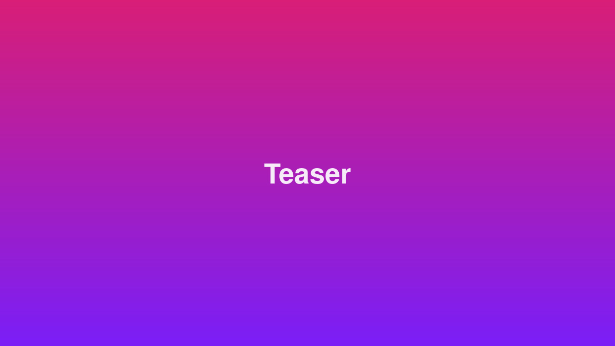Aura Teaser